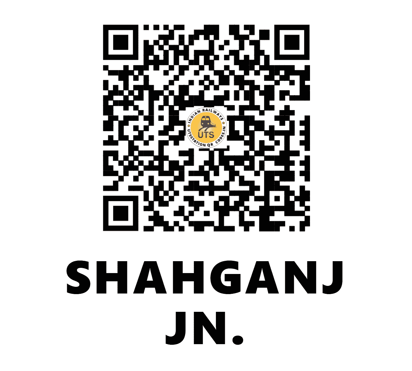 UTS QR Code for SHAHGANJ JN. - SHG (NR - UTTAR PRADESH)